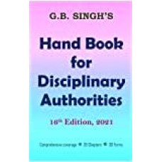 Hand Book for Disciplinary Authorities