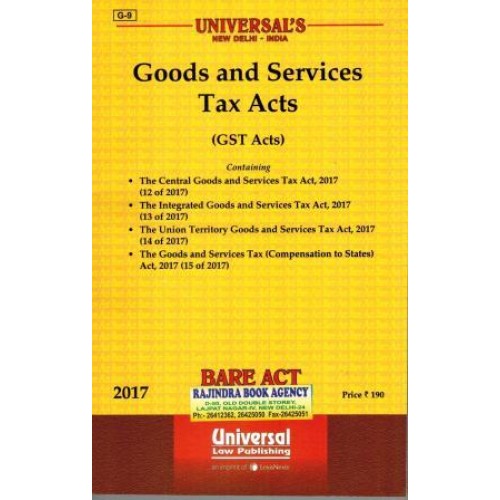 GOODS AND SERVICES TAX ACTS (UBT/CLP)
