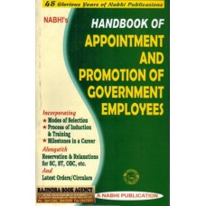 HAND BOOK OF APPOINTMENT AND PROMOTION OF GOVERMENT EMPLOYEES