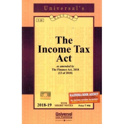 INCOME TAX ACT (BARE ACT) (POCKET)