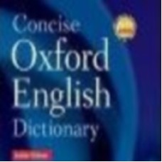 Oxford Concise Oxford Dictionary